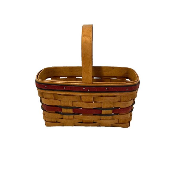 1994 Longaberger All American Candle Basket 9"L x 5"W x 5"H - Picture 1 of 3